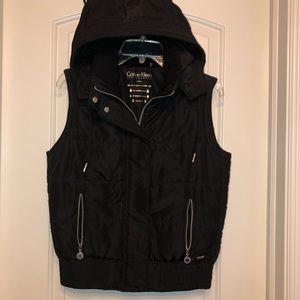 Calvin Klein Vest with Detachable Hood